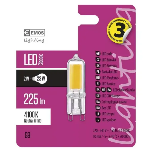 Slika LED ŽARNICA G9 2W NW