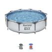 Bazen Steel Pro MAX™ 305x76 cm s kartušno filtrsko črpalko