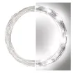 LED božična nano veriga srebrna, dolžine 10m, za zunanjo in notranjo uporabo.
