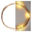 LED božična nano veriga, 1,9 m, 2x AA, notranja, topla bela, časovnik 