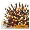 LED božična veriga nihajoča, 12 m, zunanja in notranja, vintage/rdeča 