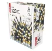LED božična veriga utripajoča, 12 m, toplo/hladno bela