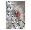 Slika LED božična cherry veriga – kroglice, 8 m, hladno bela